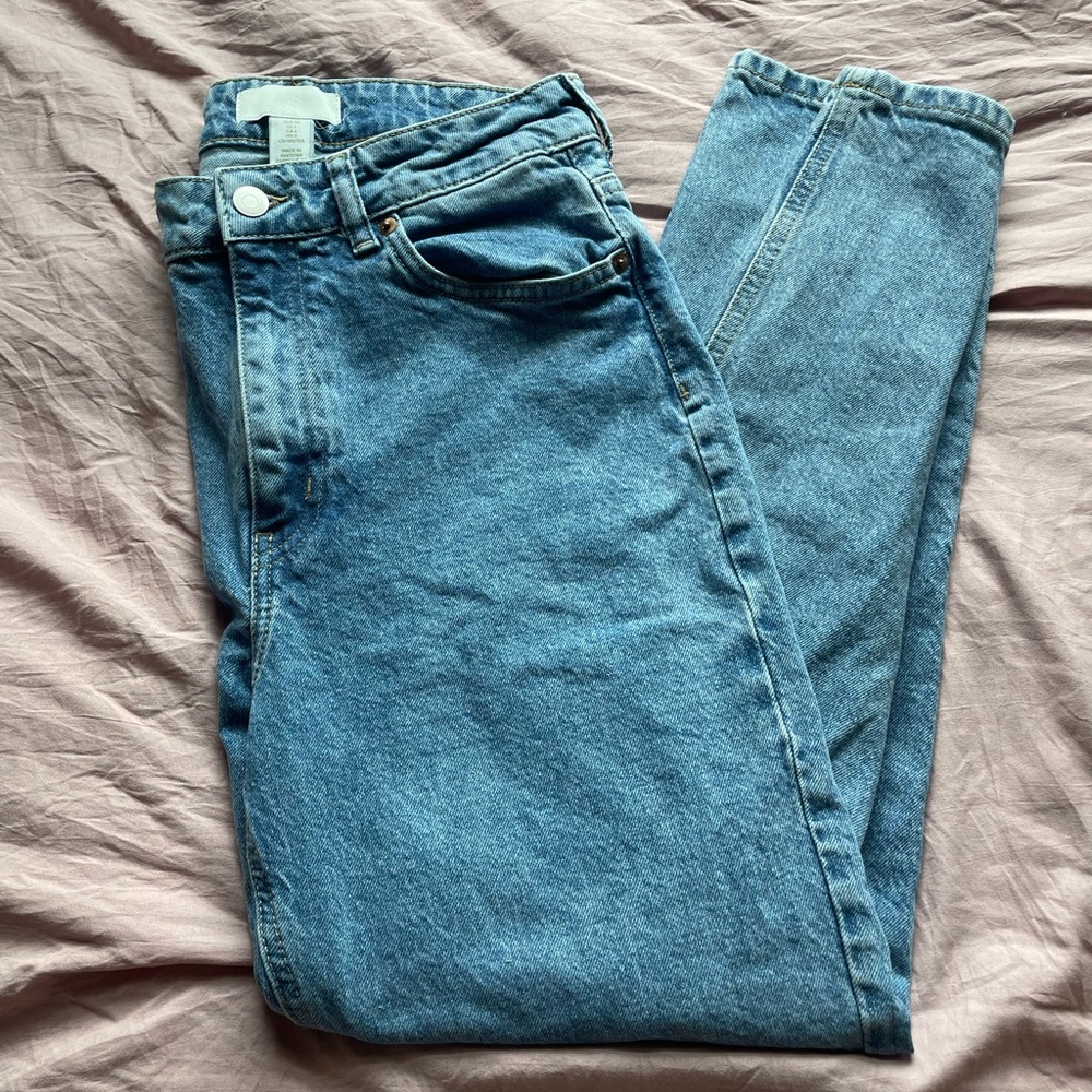 H&M High Rise Mom Jeans